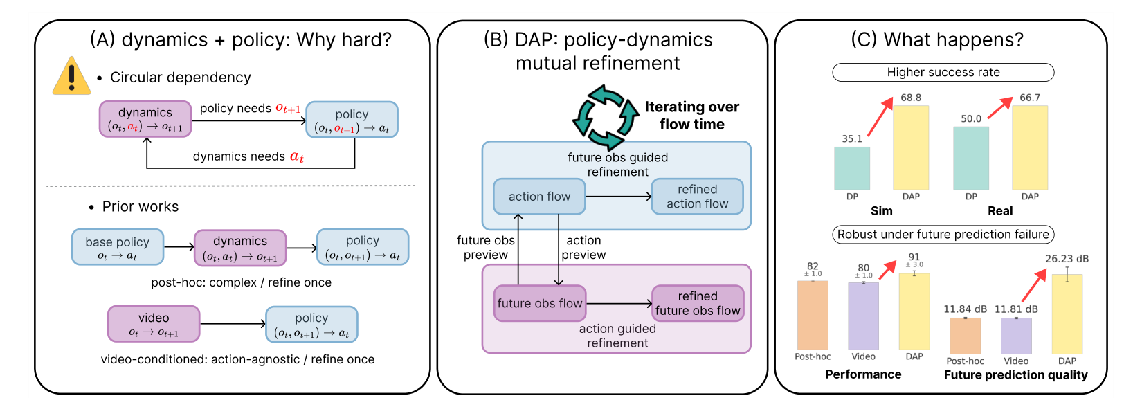 DAP Method overview showing panels (A) and (B)